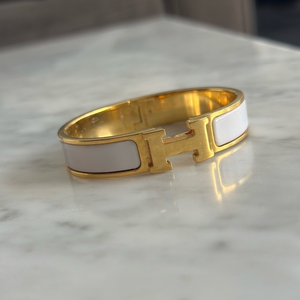 Hermes bracelet white
